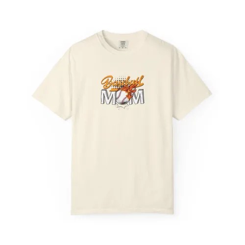 Beautiful Mom T-Shirt — Floral Script Mother's Day Tee