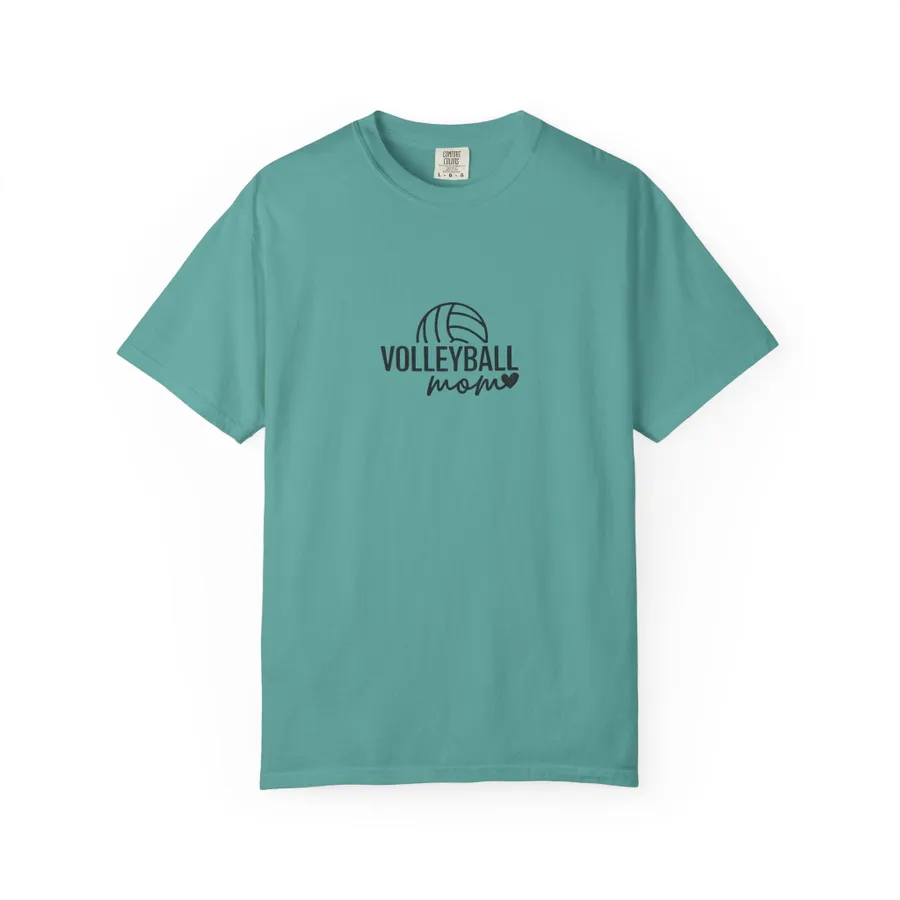 Volleyball Mom T-Shirt — Graphic Volleyball Logo Tee for Proud Moms