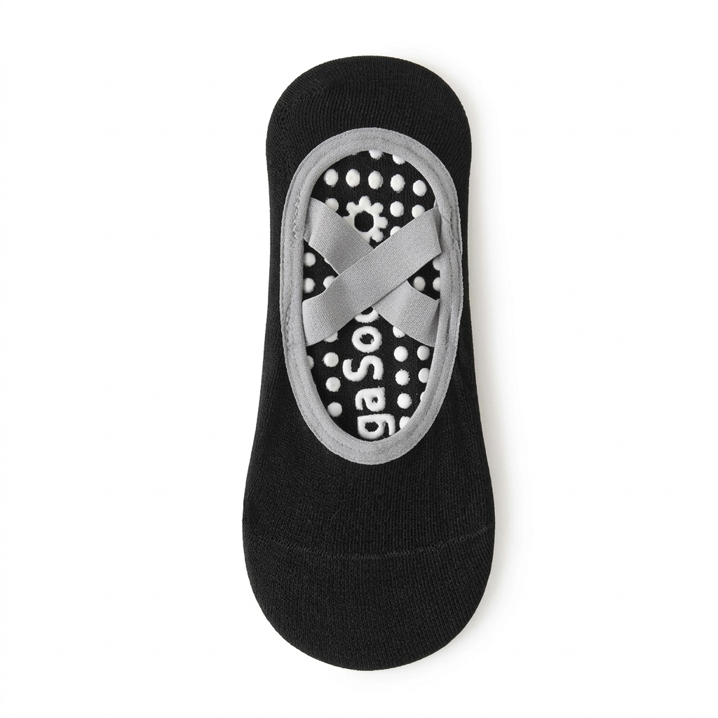 Grip Yoga Socks for Secure Training in Soft Cotton Terry