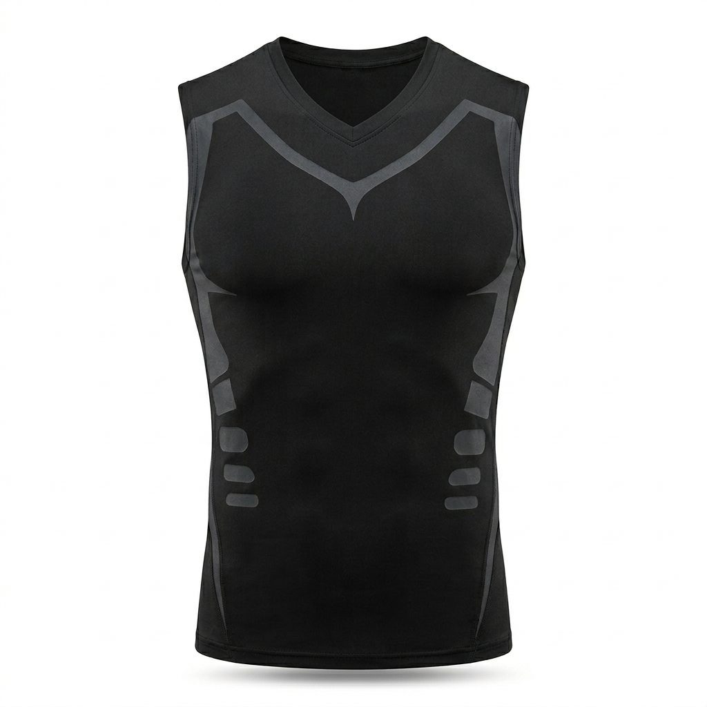 Mens Compression Tank – Breathable Fit Stretch Workout Top