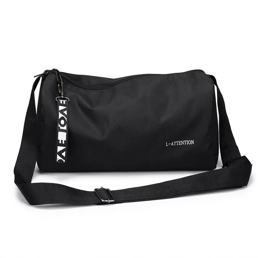 Waterproof Large-Capacity Gym Duffel Bag with Shoe Pocket