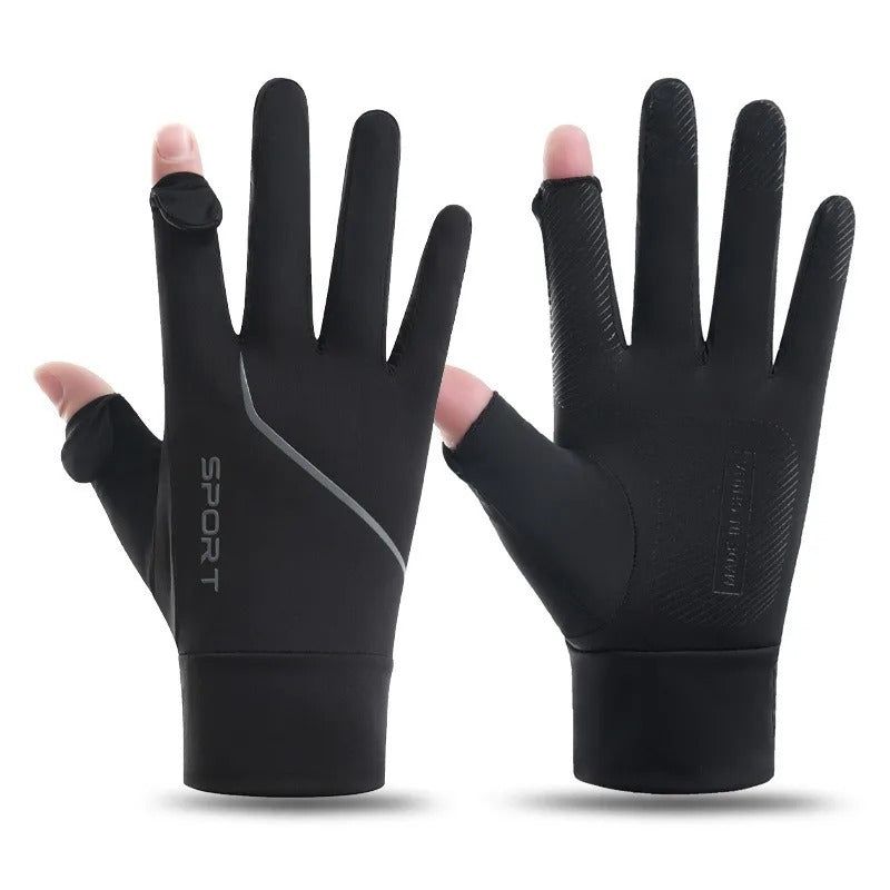 Sport Gloves for Grip & Flexibility – Lightweight Open-Tip Fit