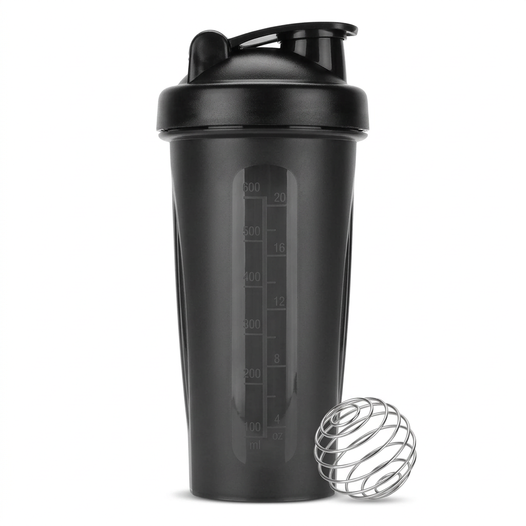 Protein Shaker Bottle for Smooth Mixing with Stainless Whisk