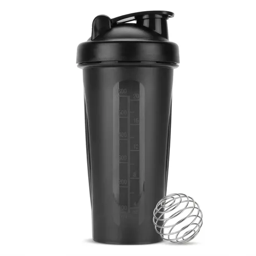 Protein Shaker Bottle for Smooth Mixing with Stainless Whisk