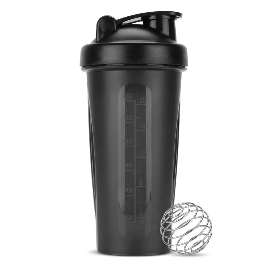 Protein Shaker Bottle for Smooth Mixing with Stainless Whisk
