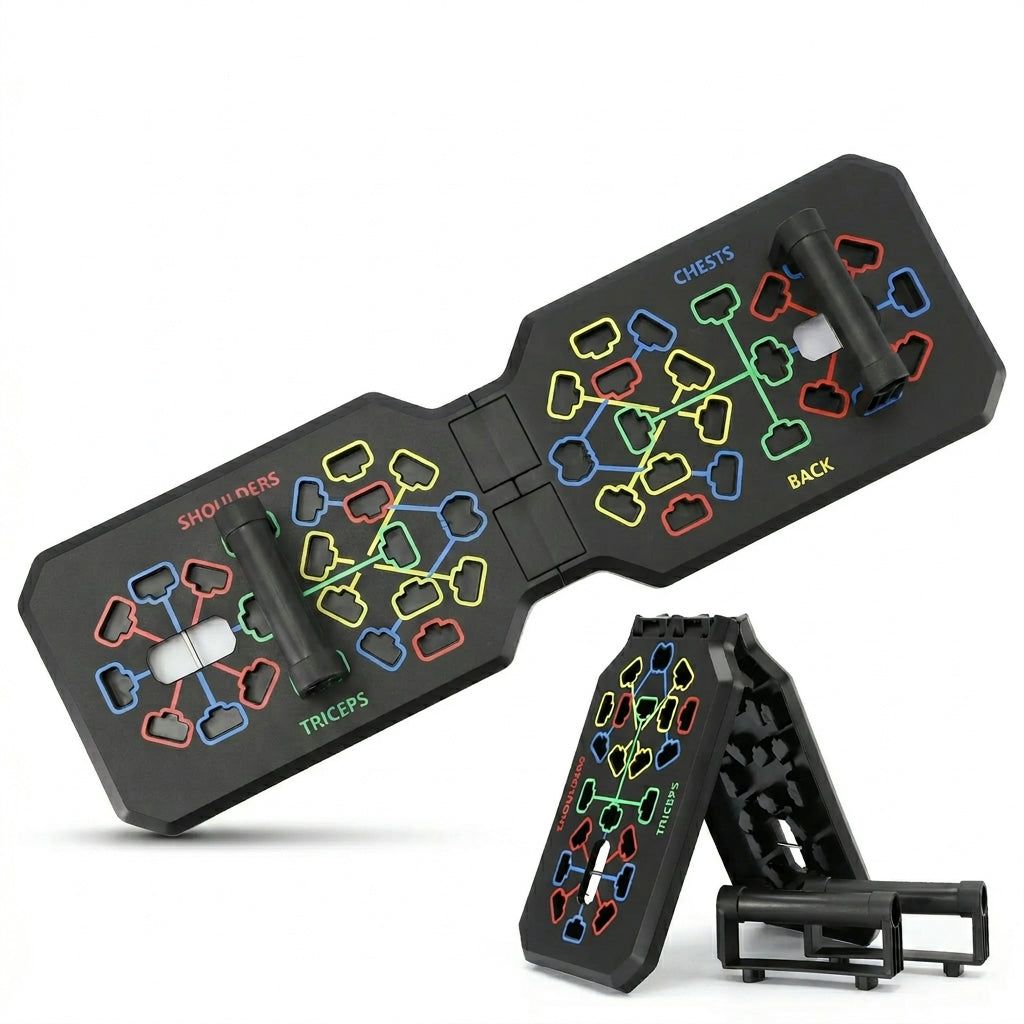 Push-Up Board Set for Targeted Training & Foldable Design