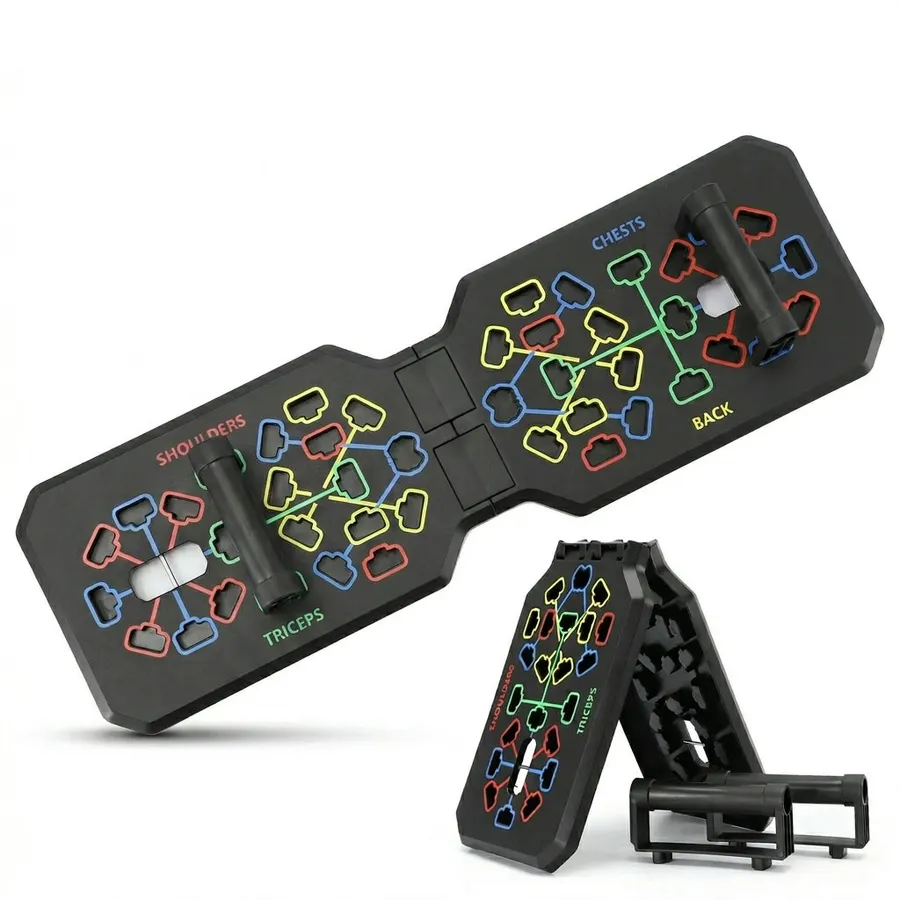 Push-Up Board Set for Targeted Training & Foldable Design