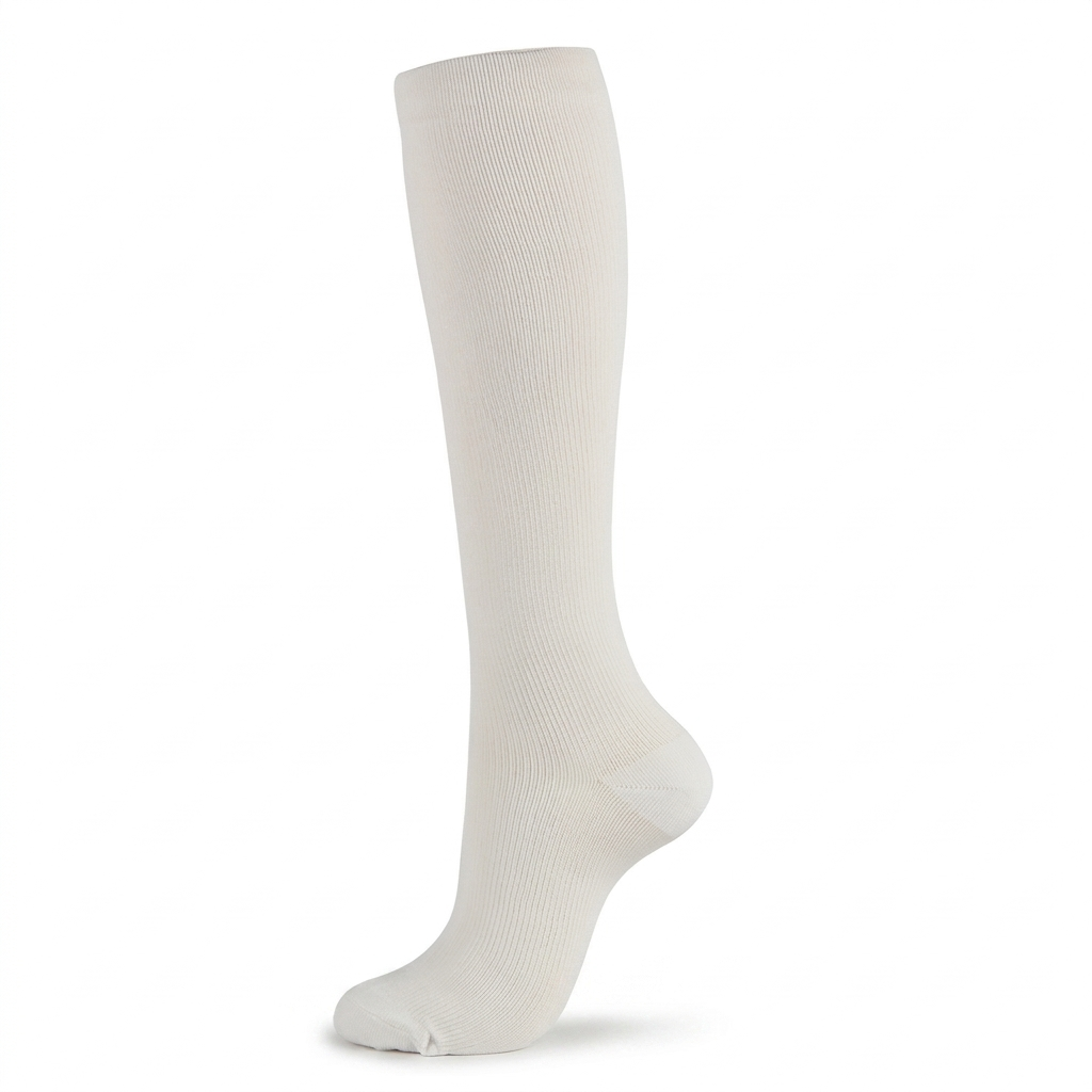 Compression Sports Socks for Performance with Breathable Stretch Knit
