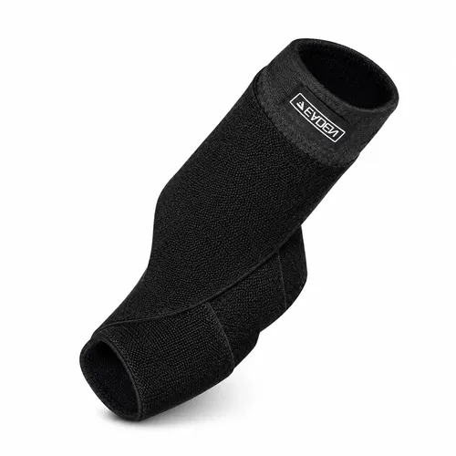 Ankle Support Wrap for Stable Fit with Adjustable Compression Strap